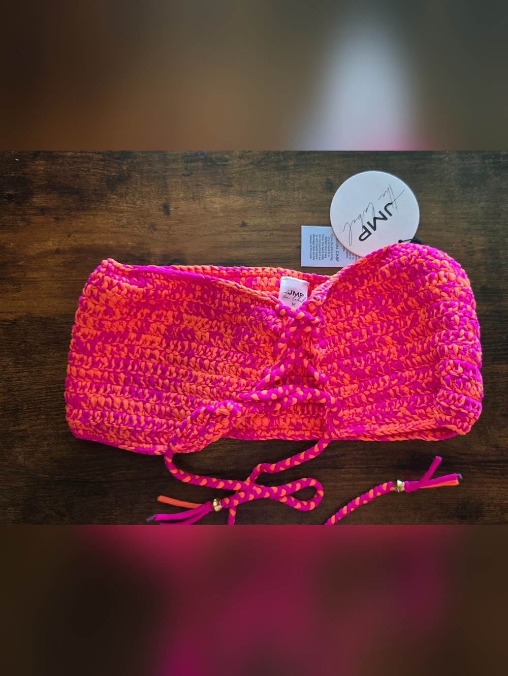 JMP The Label Pink Mirage Top